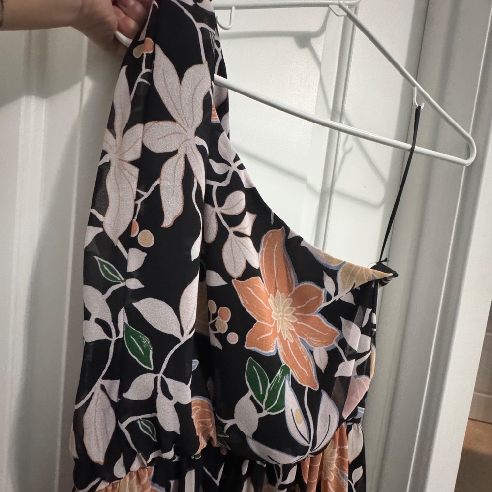 Floral Chiffon Midi Size Large - Picture 2 of 6
